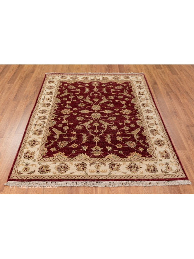 Royal Ziegler Dark Red Rug - 2