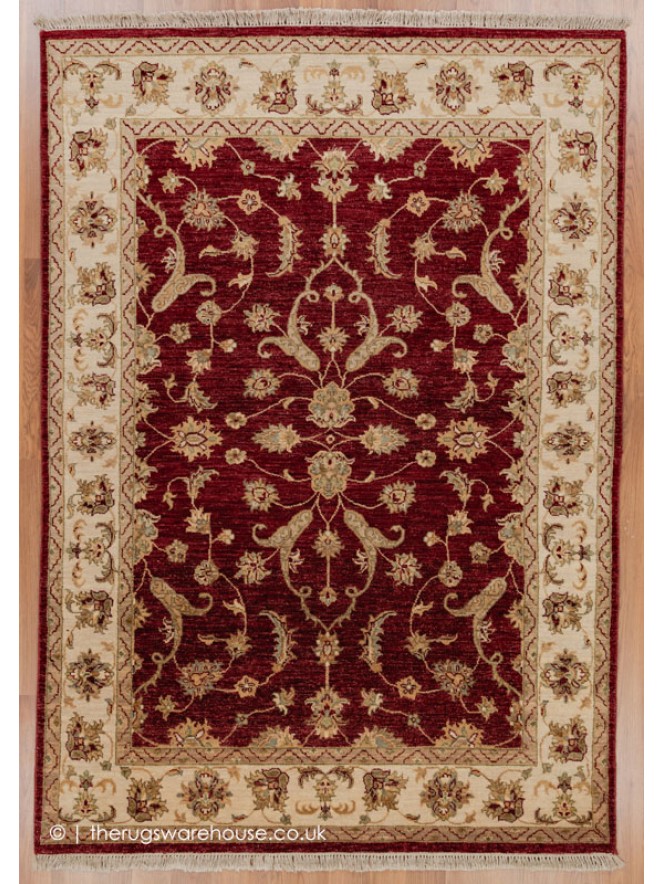 Royal Ziegler Dark Red Rug - 8