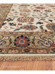 Vase Cream Green Rug - Thumbnail - 4