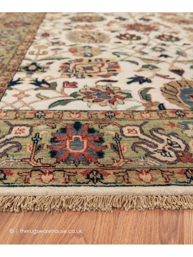 Vase Cream Green Rug - 4