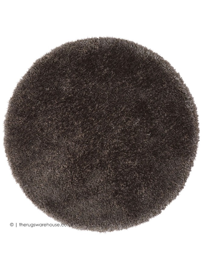 Montana Dark Grey Circle Rug - 5