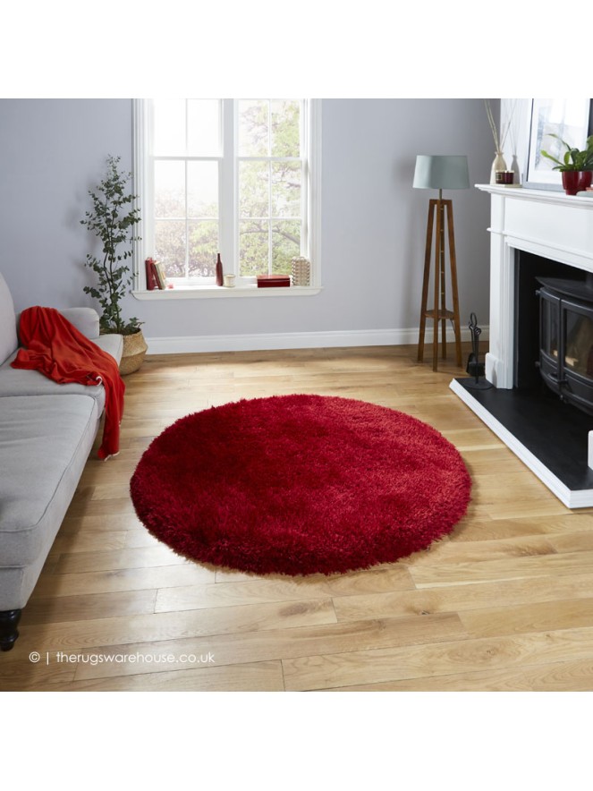 Montana Red Circle Rug - 2