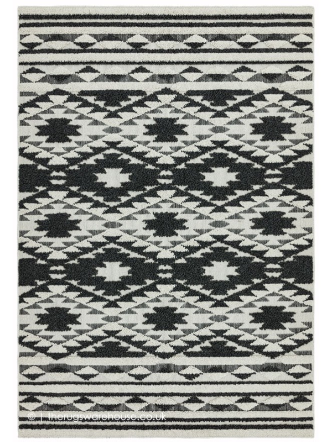 Taza Black Rug - 7