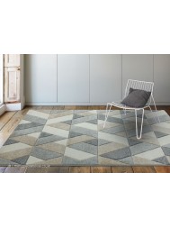 Sketch Rhombus Grey Rug - Thumbnail - 2