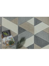 Sketch Rhombus Grey Rug - Thumbnail - 3