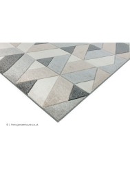 Sketch Rhombus Grey Rug - Thumbnail - 4