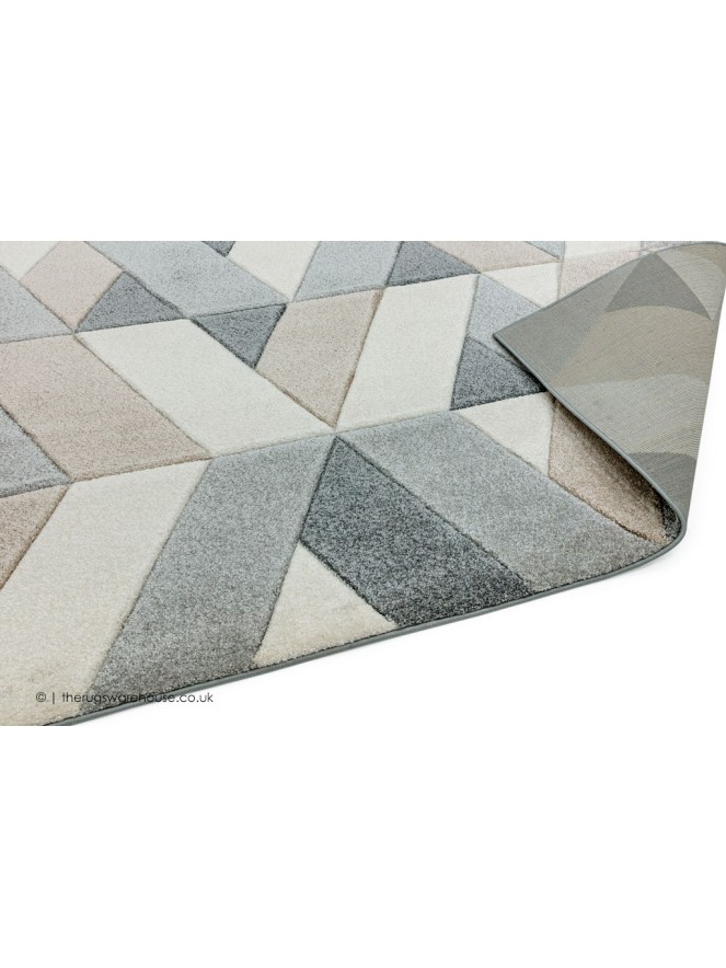 Sketch Rhombus Grey Rug - 5