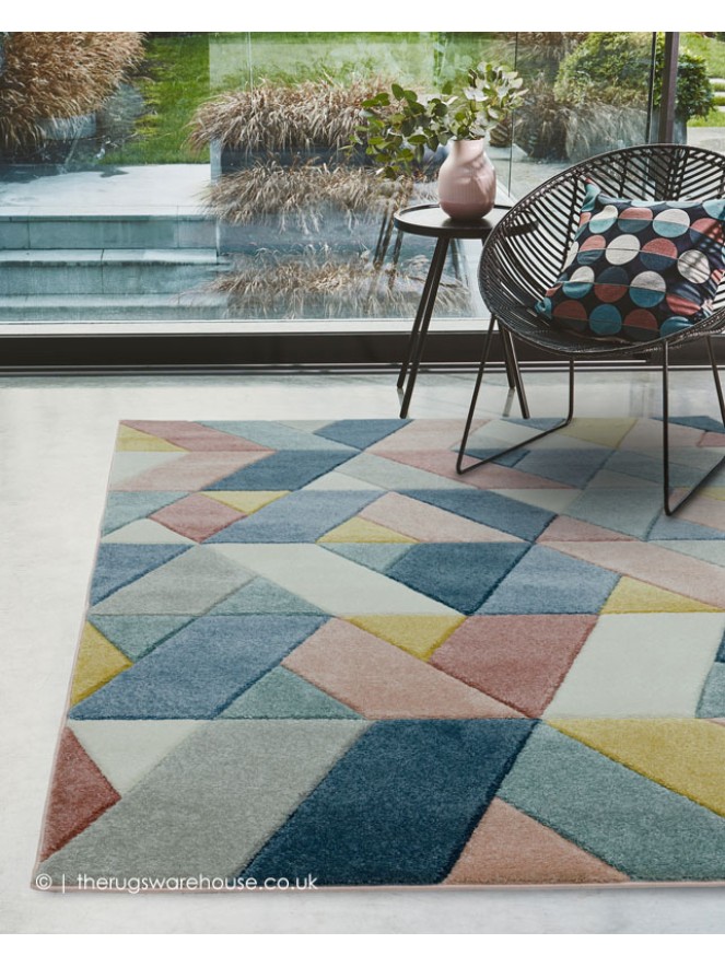 Sketch Rhombus Multi Rug - 2