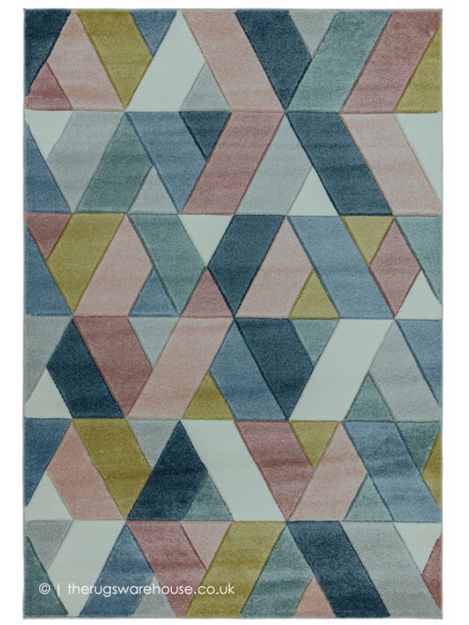 Sketch Rhombus Multi Rug - 7