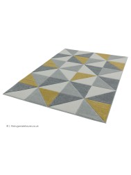 Sketch Cubic Ochre Rug - Thumbnail - 3