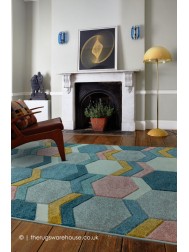 Sketch Hexagon Multi Rug - Thumbnail - 2