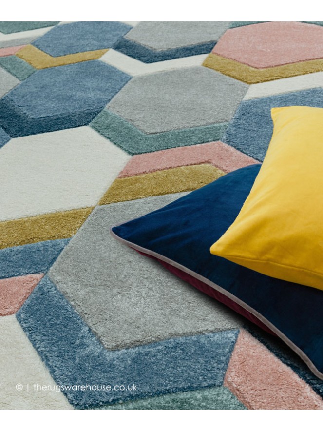 Sketch Hexagon Multi Rug - 3