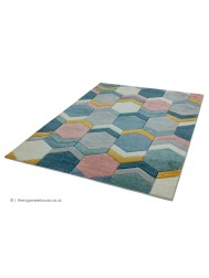 Sketch Hexagon Multi Rug - Thumbnail - 6