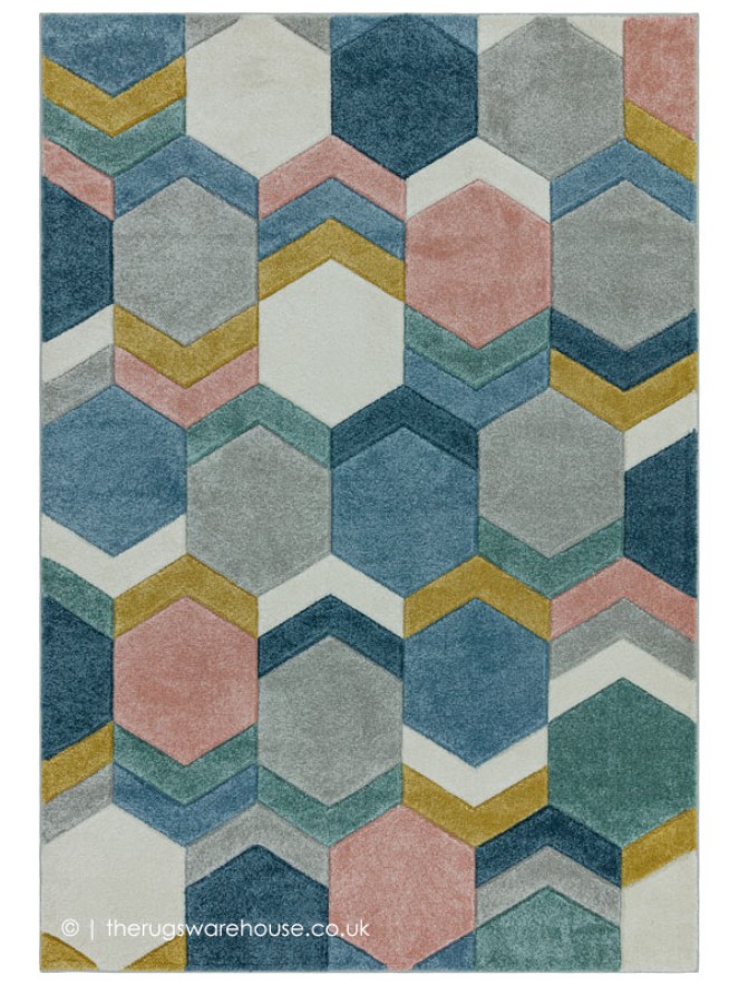 Sketch Hexagon Multi Rug - 7