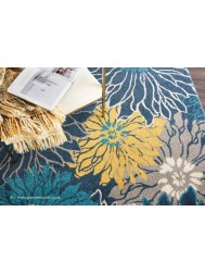 Bouquet Passion Blue Rug - Thumbnail - 3