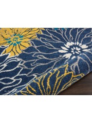 Bouquet Passion Blue Rug - Thumbnail - 4