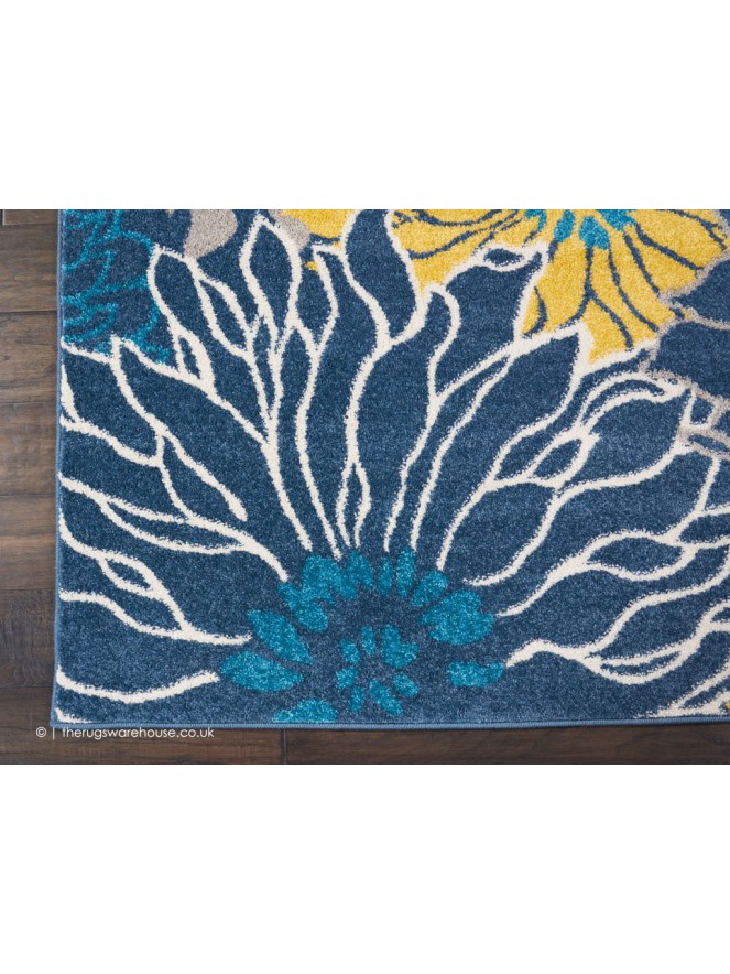 Bouquet Passion Blue Rug - 5