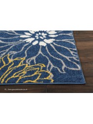 Bouquet Passion Blue Rug - Thumbnail - 6