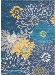 Bouquet Passion Blue Rug - Thumbnail - 7