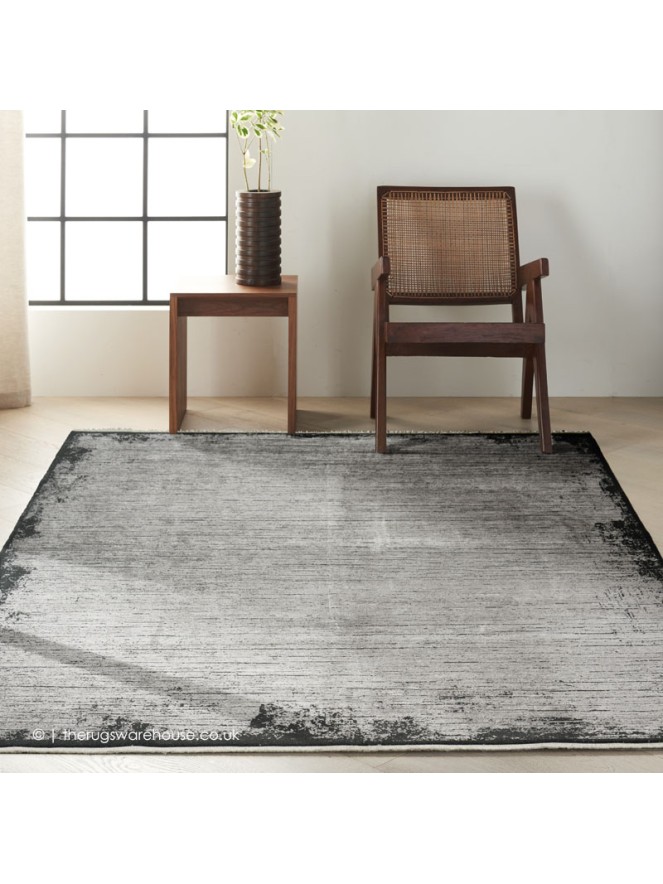 Balian Grey Black Rug - 2