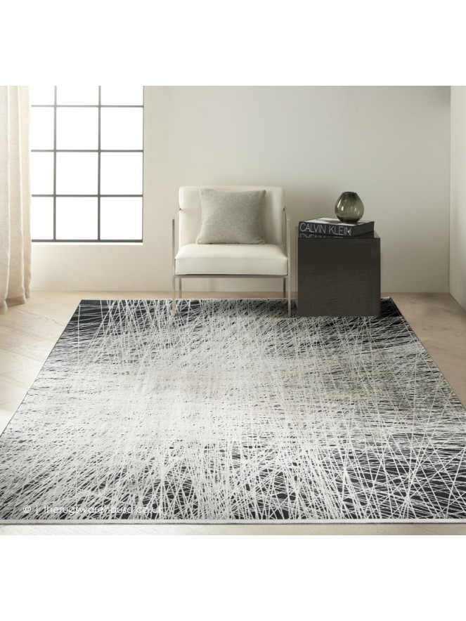 Balian Black Silver Rug - 2