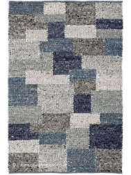 Meru Blue Mix Rug - Thumbnail - 9