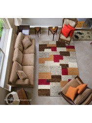 Meru Orange Mix Rug - Thumbnail - 2