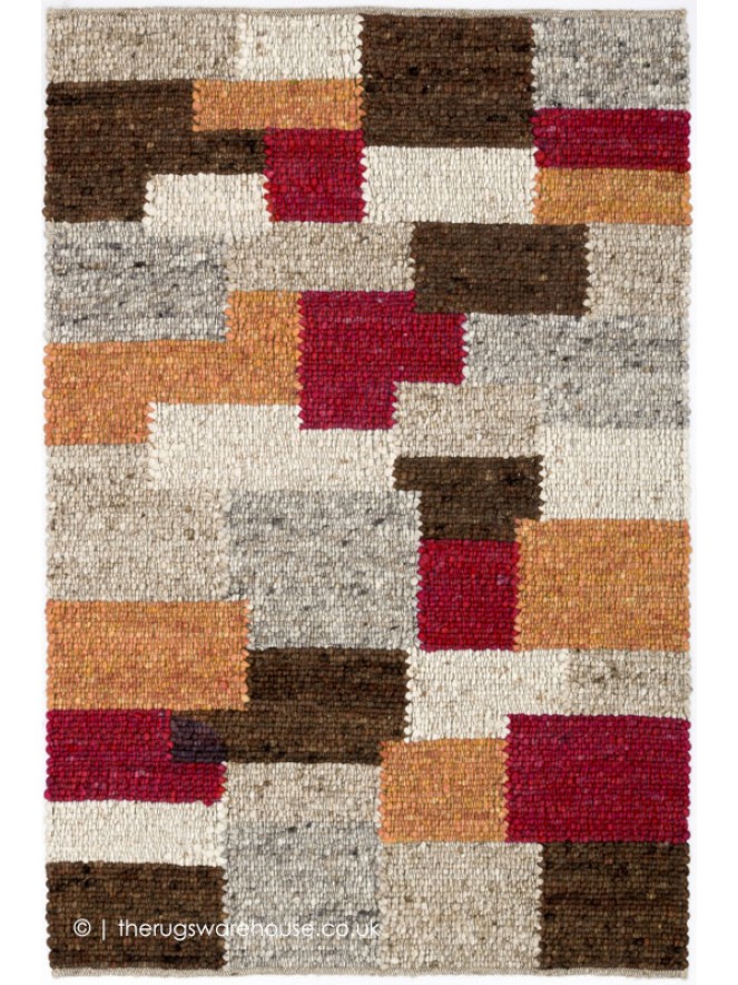 Meru Orange Mix Rug - 5