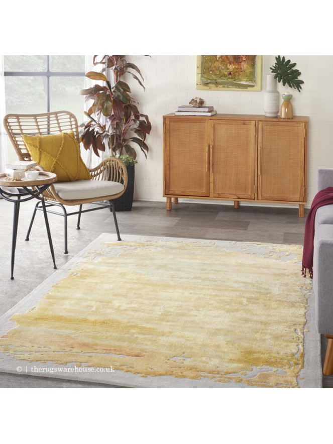 Prismatic Grey Gold Rug - 2