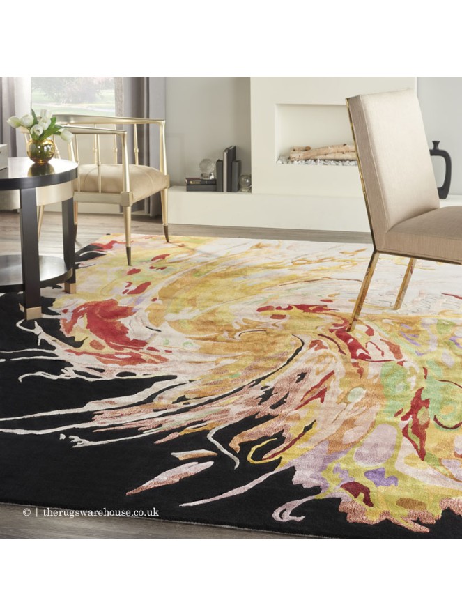 Prismatic Black Multi Rug - 2