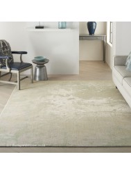 Twilight Chic Ivory Green Rug - Thumbnail - 3