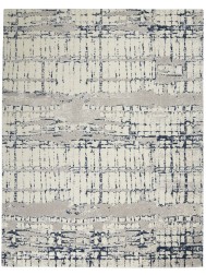 Twilight Chic Ivory Navy Rug - Thumbnail - 8