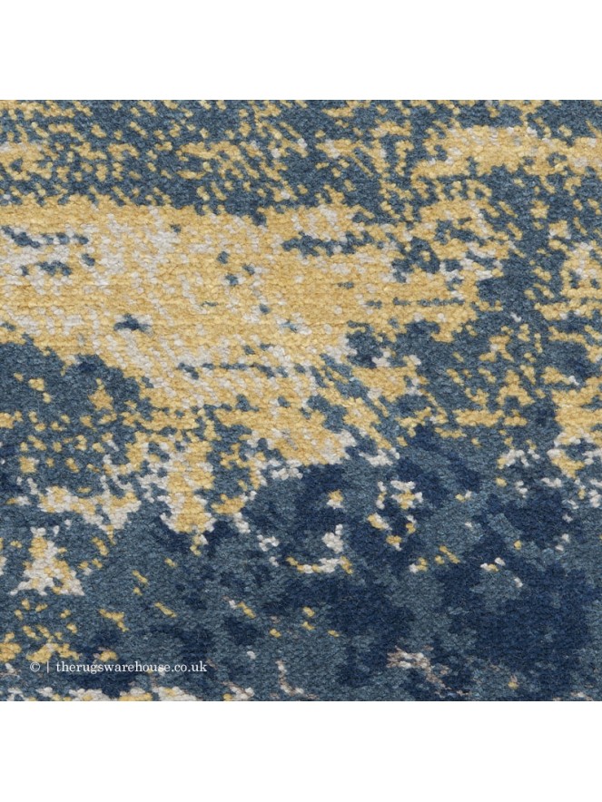 Twilight Chic Navy Gold Rug - 7