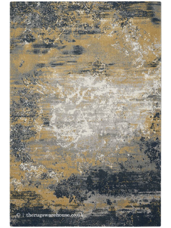 Twilight Chic Navy Gold Rug - 8