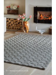 Basket Weave Grey Rug - Thumbnail - 4