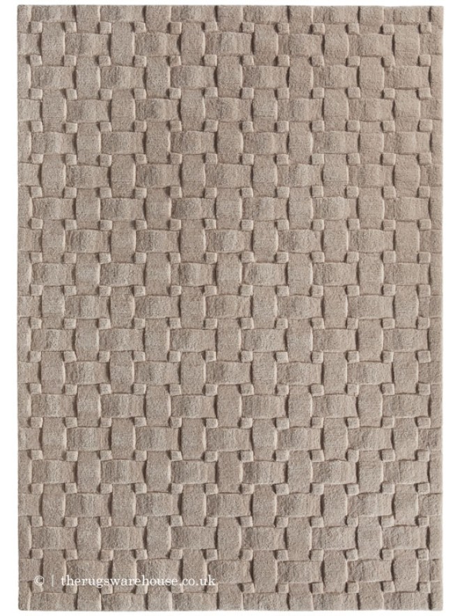 Basket Weave Pink Rug - 5