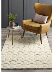 Basket Weave Ivory Rug - Thumbnail - 3