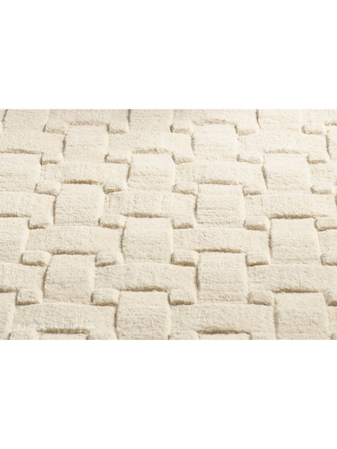 Basket Weave Ivory Rug - 5