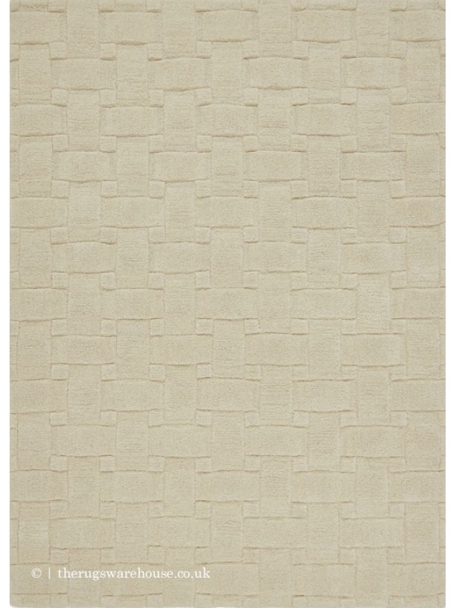 Basket Weave Ivory Rug - 6