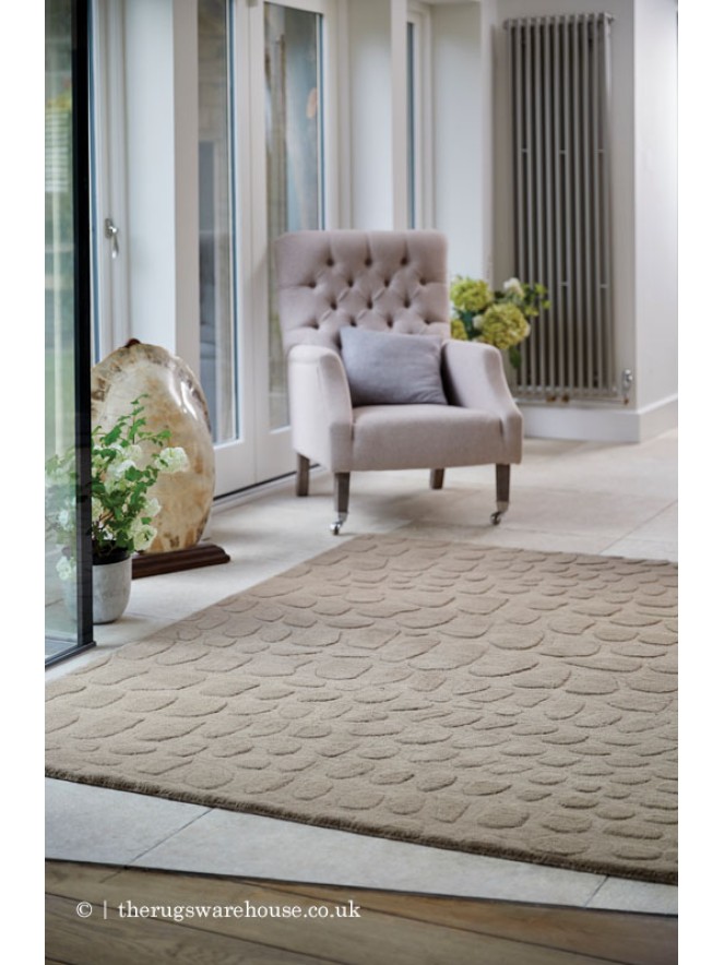 Marble Tone Taupe Rug - 2