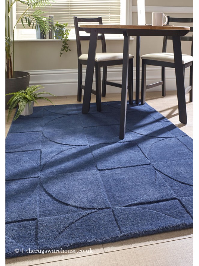 Penny Navy Rug - 2