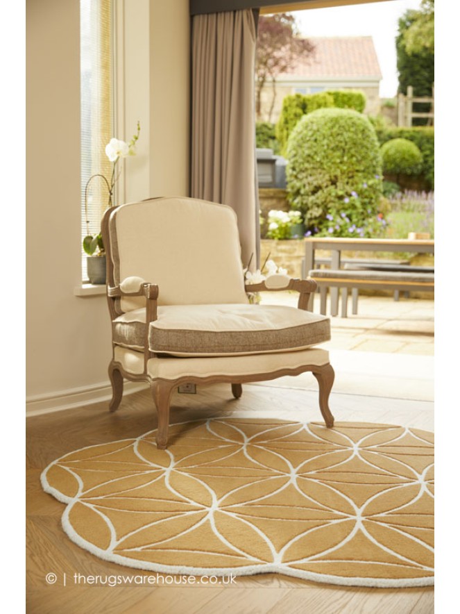 Bloom Ochre Rug - 2