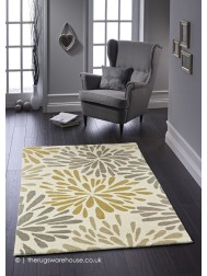 Flowerburst Grey Rug - Thumbnail - 2