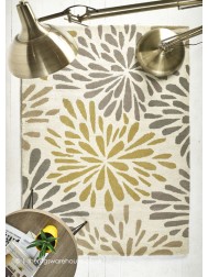 Flowerburst Grey Rug - Thumbnail - 3