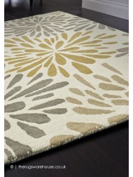 Flowerburst Grey Rug - Thumbnail - 4