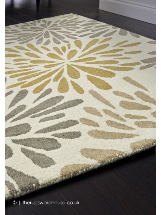 Flowerburst Grey Rug - 4