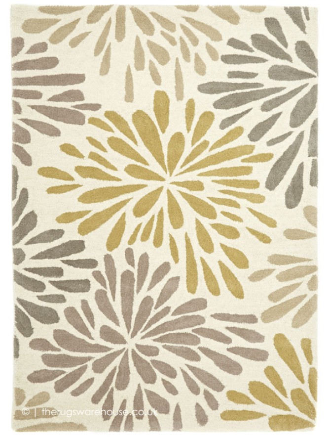 Flowerburst Grey Rug - 5