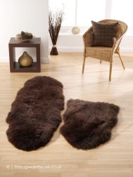 Longwool Brown Rug - Thumbnail - 2