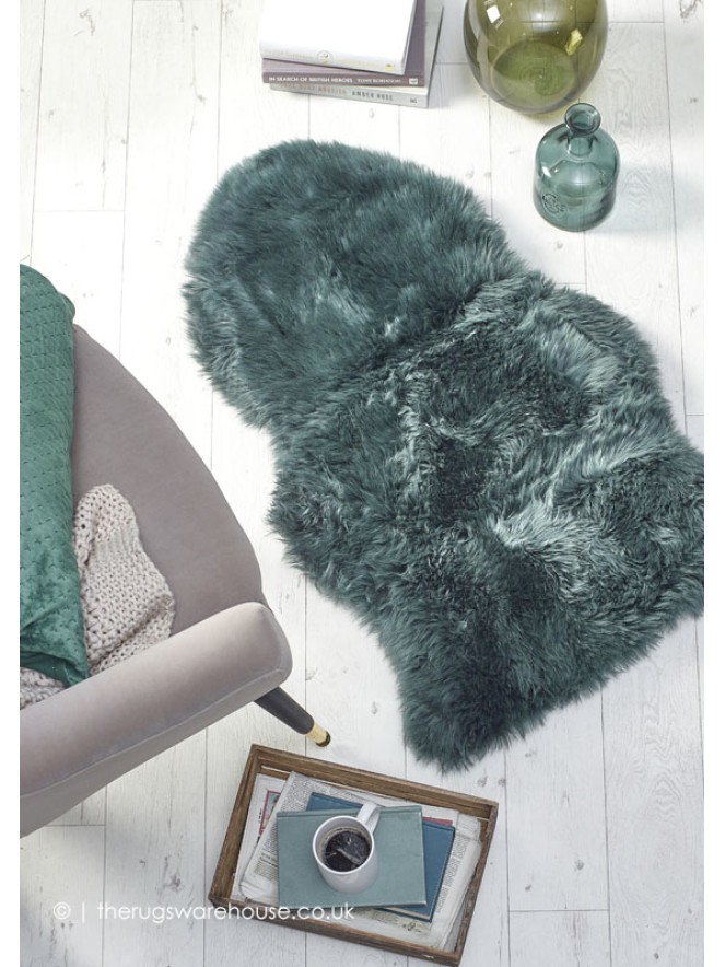 Longwool Green Rug - 2