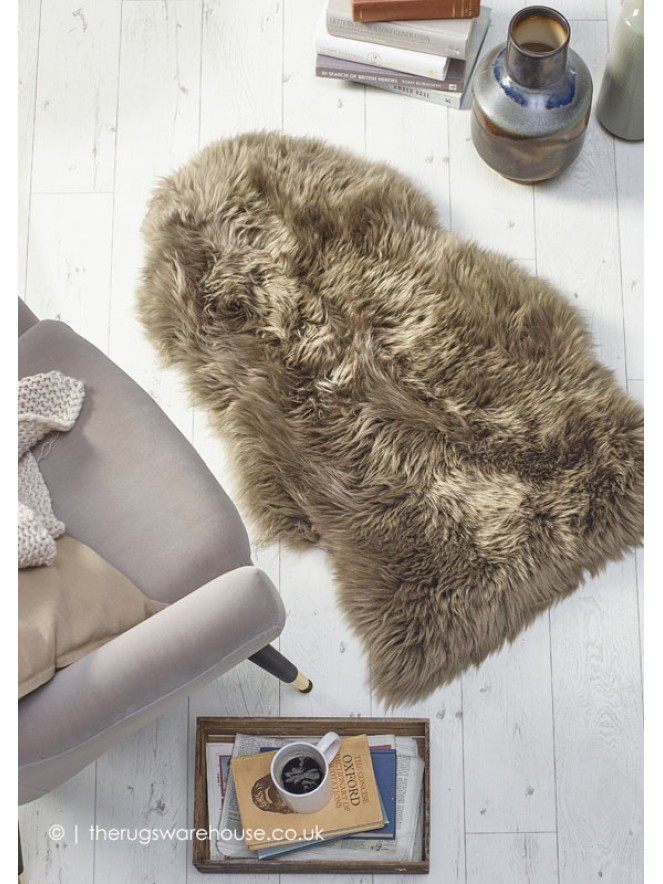 Longwool Khaki Rug - 2